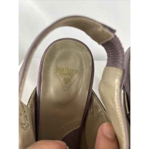 John Fluevog Bellevue Sally Skull in Lilac Heels - Picture 6 of 13